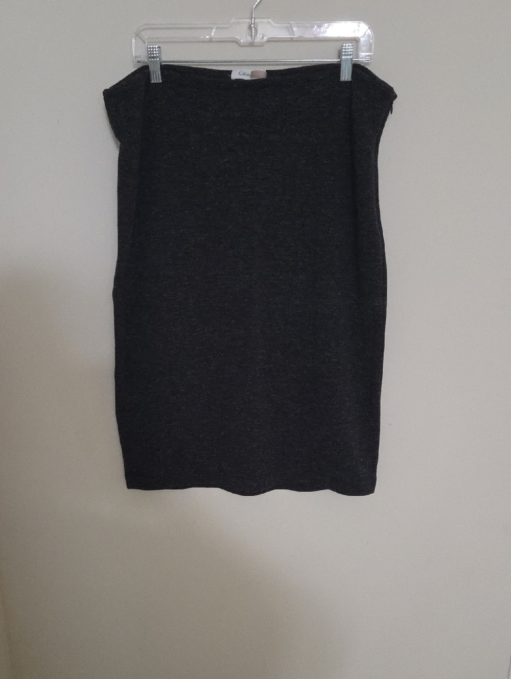 Calvin Klein Dark Charcoal Knit Skirt